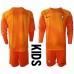 Cheap Portugal Goalkeeper Away Football Kit Children World Cup 2022 Long Sleeve (+ pants)